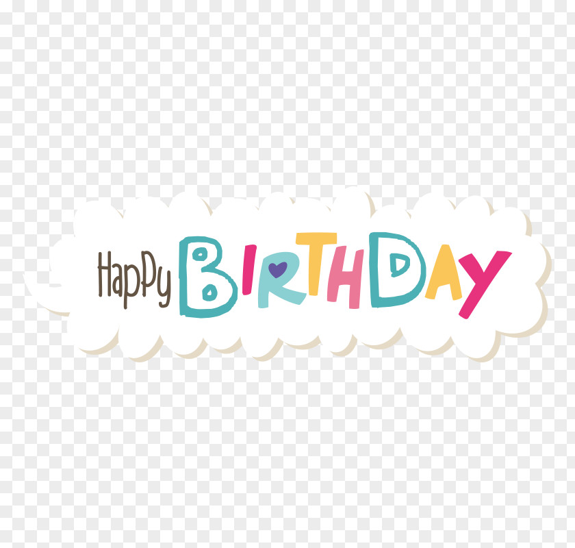Happy Birthday Logo Brand Product Design Font PNG