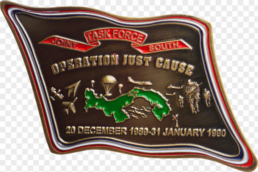 Just Cause United States Invasion Of Panama Canal City Southern Command Challenge Coin PNG