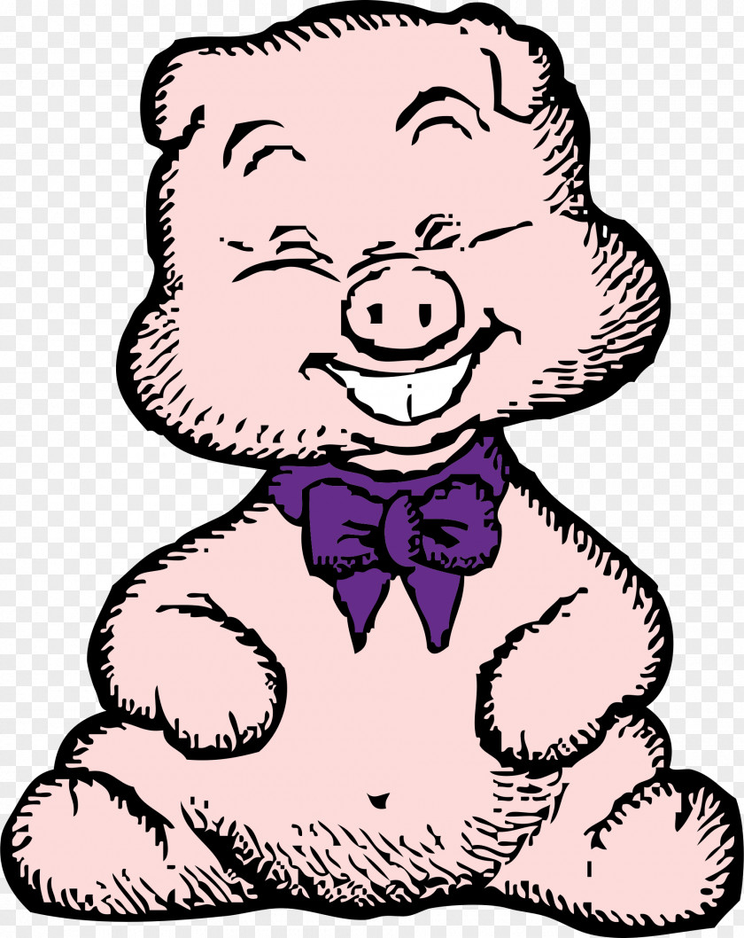 Pig Domestic Clip Art PNG