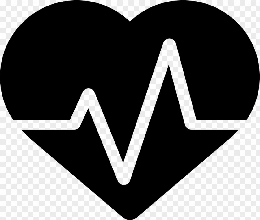 Wellness Pulse Heart Clip Art PNG
