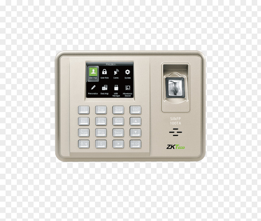 Bohlam Time And Attendance Device Fingerprint Zkteco Access Control PNG