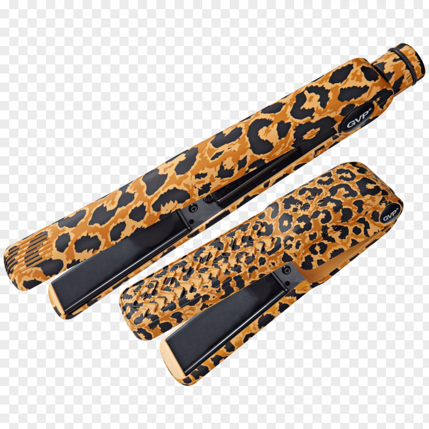 Leopard Print Hair Iron Strap PNG