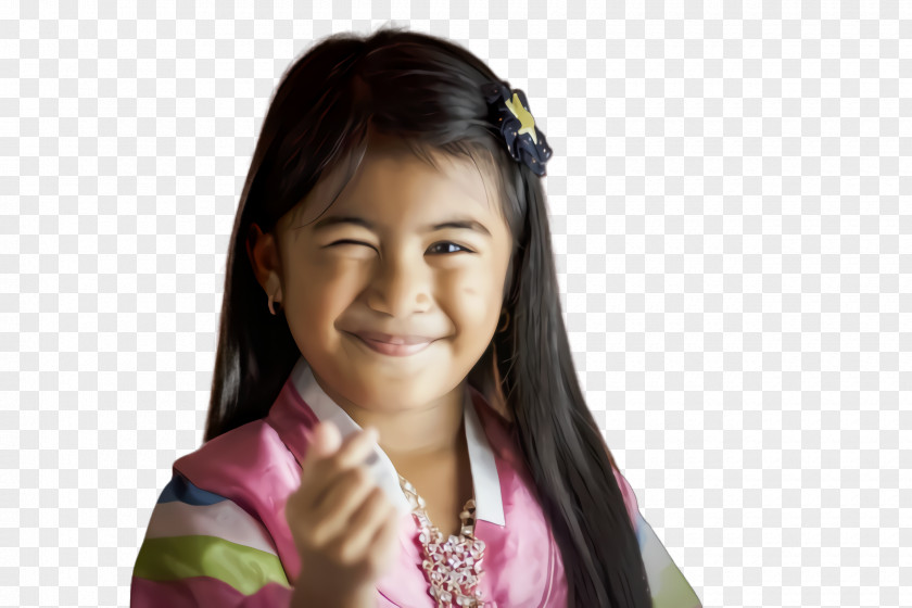 Neck Temple Little Girl PNG