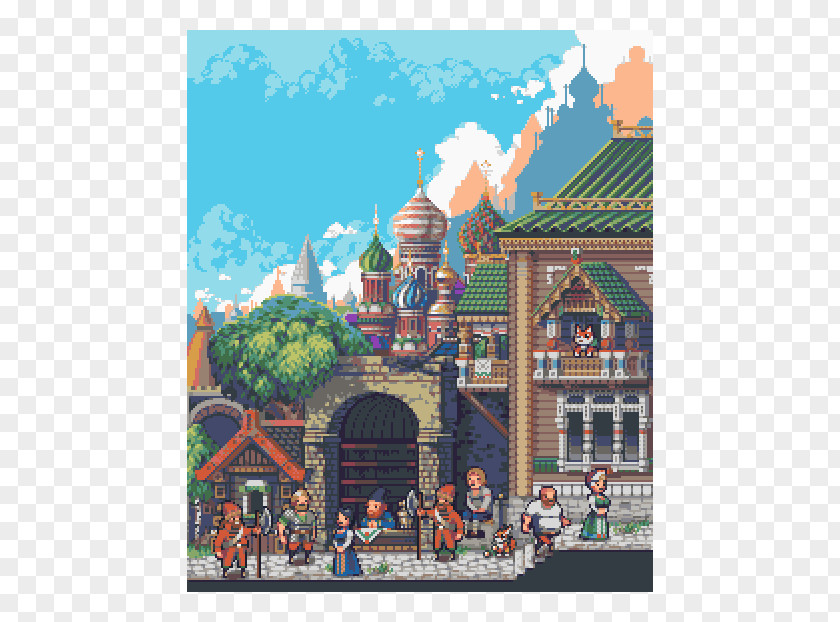 Sprite Pixel Art Game Video PNG