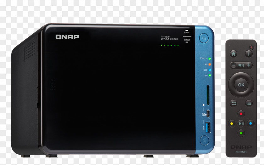 4core Cpu Network Storage Systems QNAP TS-653B Serial ATA Hard Drives TS-453B-4G 4-Bay NAS PNG