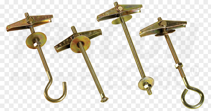 Ceiling Hooks Screw Wall Plug Brass Washer Metal PNG
