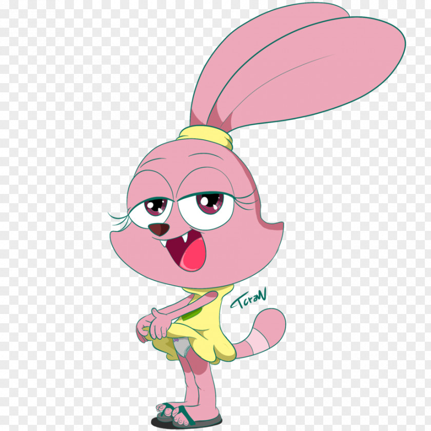 Easter Bunny Pink M Legendary Creature Clip Art PNG