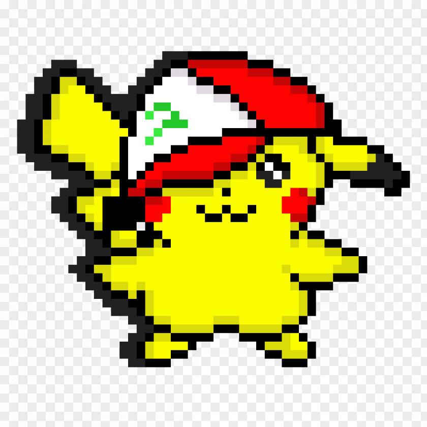 Minecraft Pixel Art Pikachu Ash Ketchum Video Games PNG