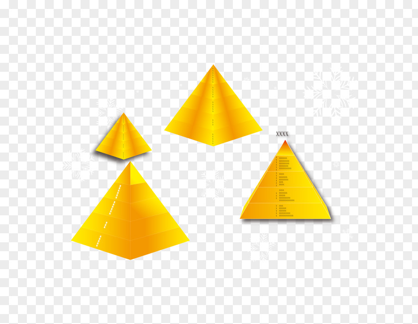 Vector Pyramid Marketing Clip Art PNG