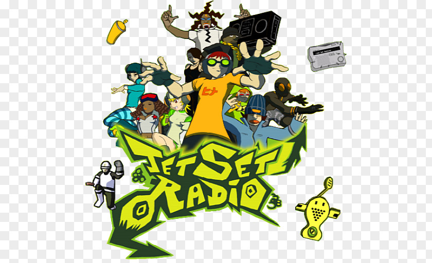 Android Jet Set Radio Future HD Dreamcast Video Game PNG