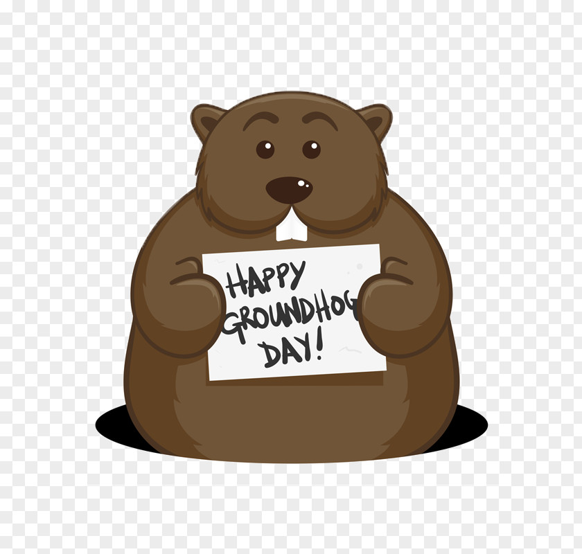 Bear Groundhog Day Punxsutawney Phil PNG