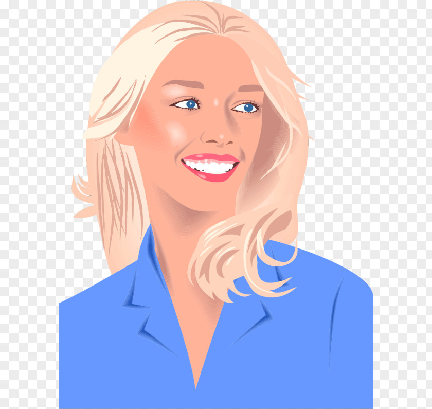 Blonde Woman Cliparts Portrait Of Clip Art PNG