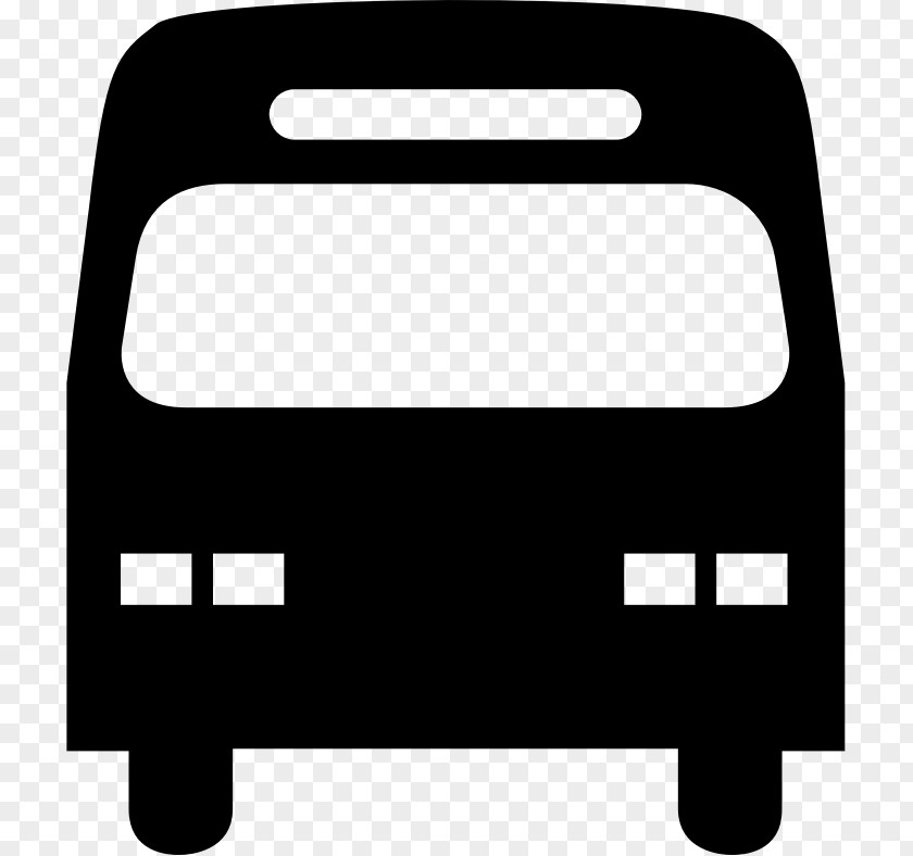 Bus Clip Art Transparent Vector Graphics Silhouette PNG