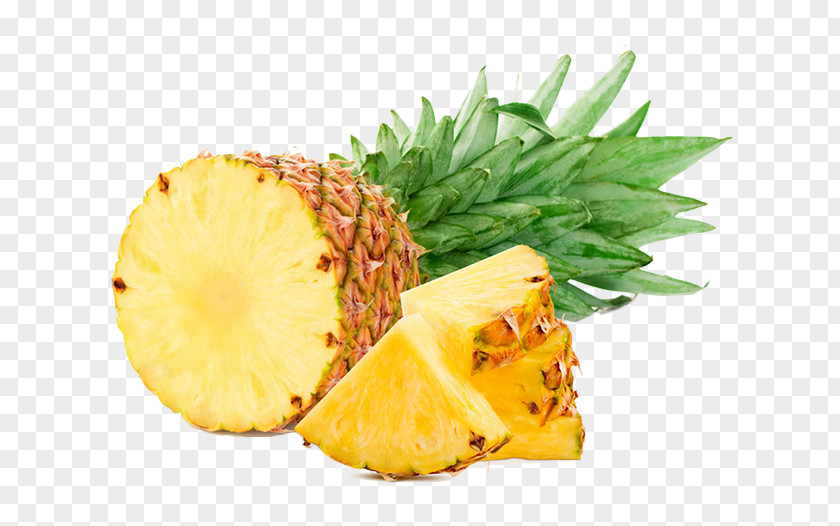 Cut Pineapple Juice Organic Food Fruit Stock Photography PNG