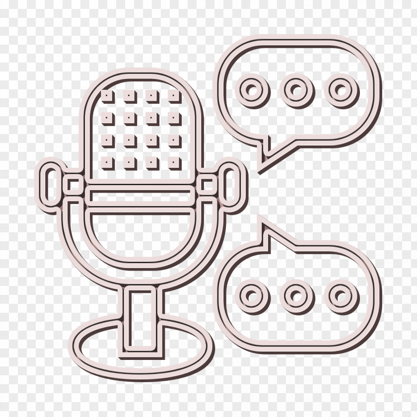 Radio Icon Microphone Artificial Intelligence PNG