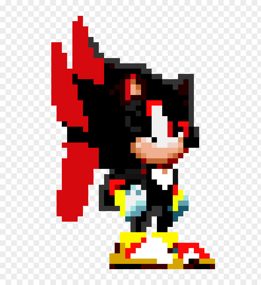 Sonic The Hedgehog Pixel Mania Shadow Sprite Knuckles Echidna Art PNG