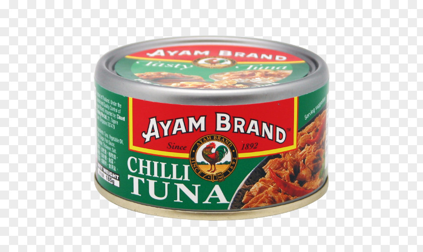 Tuna Can Ayam Brand Sauce Flavor Chili Pepper PNG