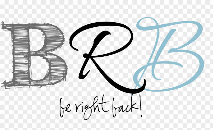Be Right Back Decorative Arts Wall Decal Calligraphy LE PLAN B PNG