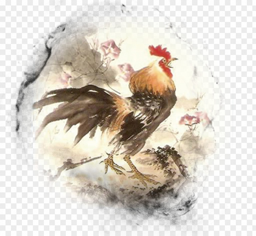 Chinese Style Chicken FIG. Rooster New Year PNG