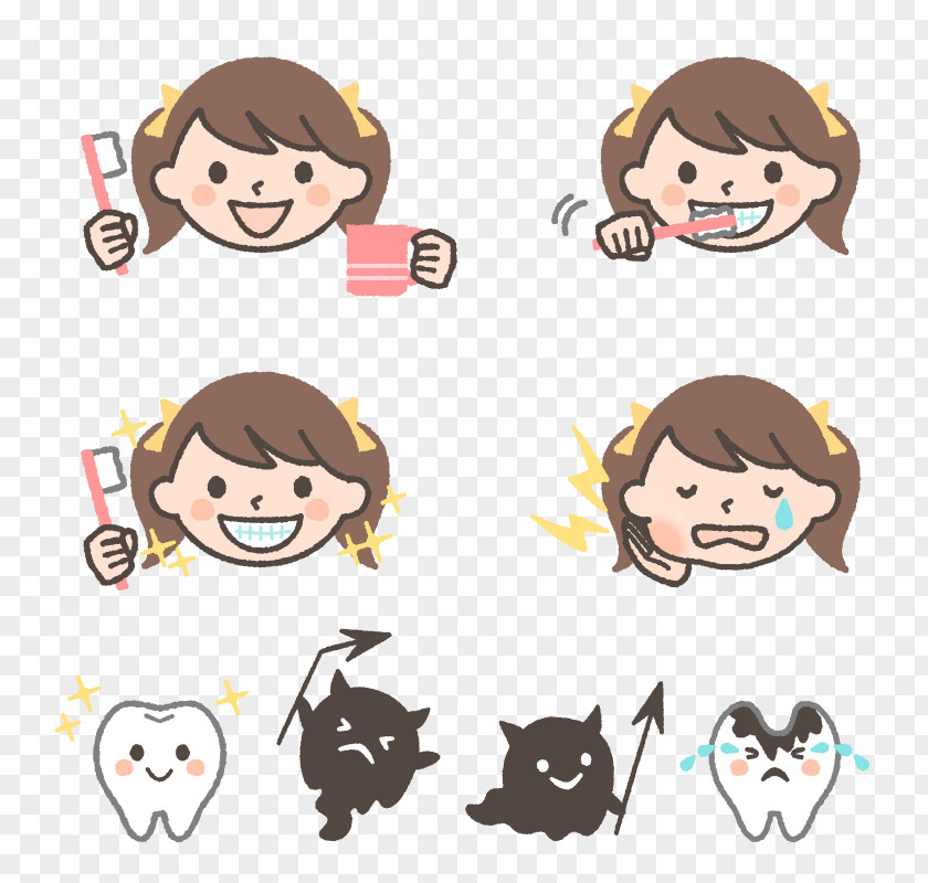 Design Tooth Brushing Clip Art PNG