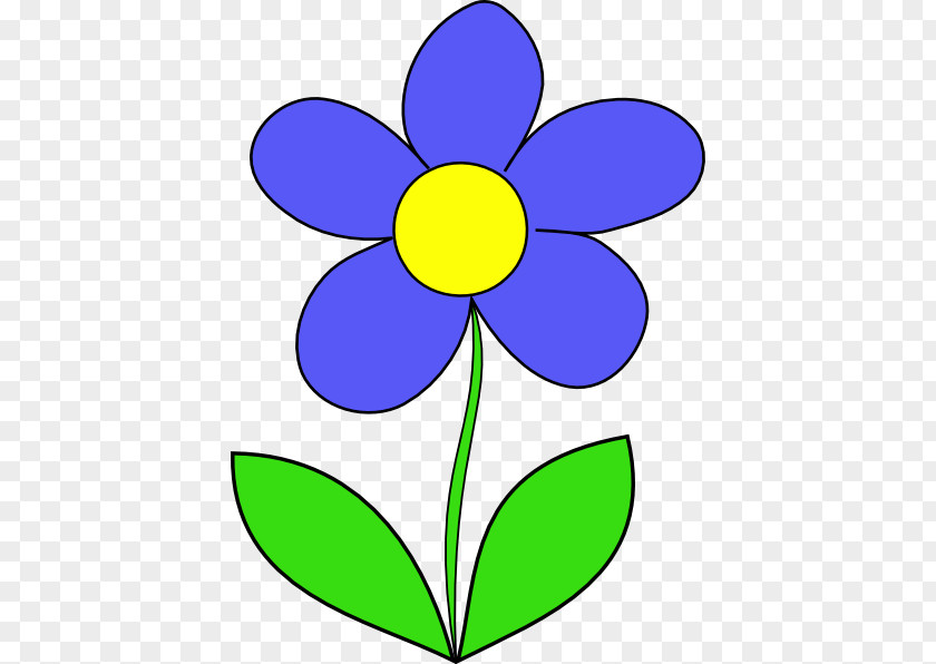 Flower Clip Art Blue PNG