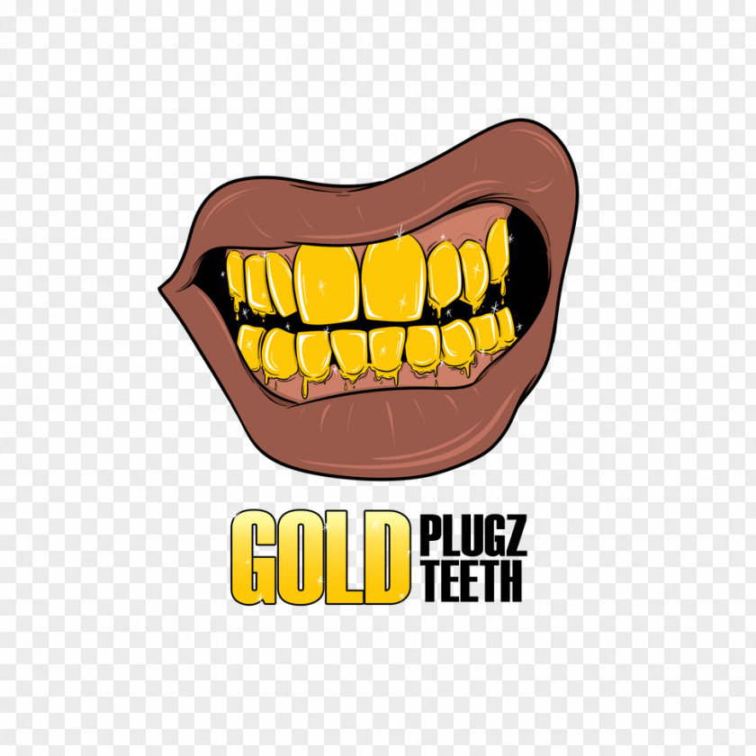 Grill Human Tooth Gold Teeth PNG
