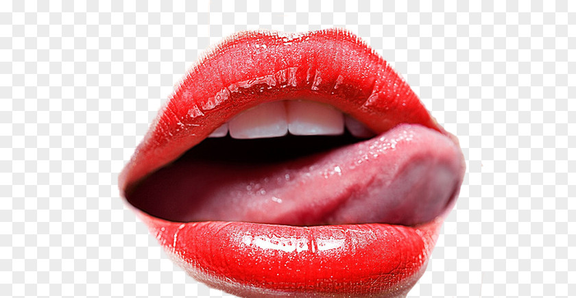 Kiss Lipstick Tongue Wallpaper PNG