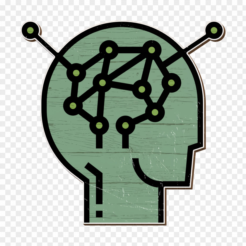 Artificial Intelligence Icon Head Learning PNG