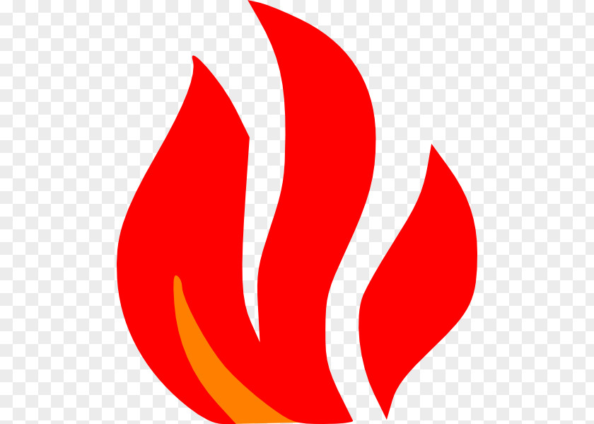 Red Flame Fire Symbol Clip Art PNG