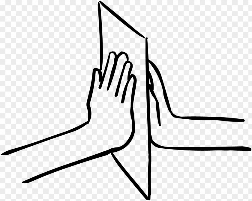 Hand Outline Praying Hands Paper Team Building Clip Art Drawing Goal PNG