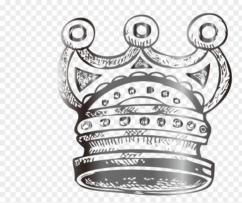 Luxury Silver Crown PNG
