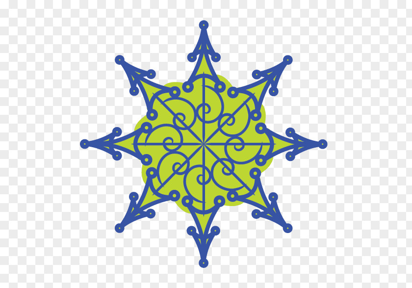 8 Punto De Mandala Illustration Snowflake Vector Graphics Image Clip Art PNG