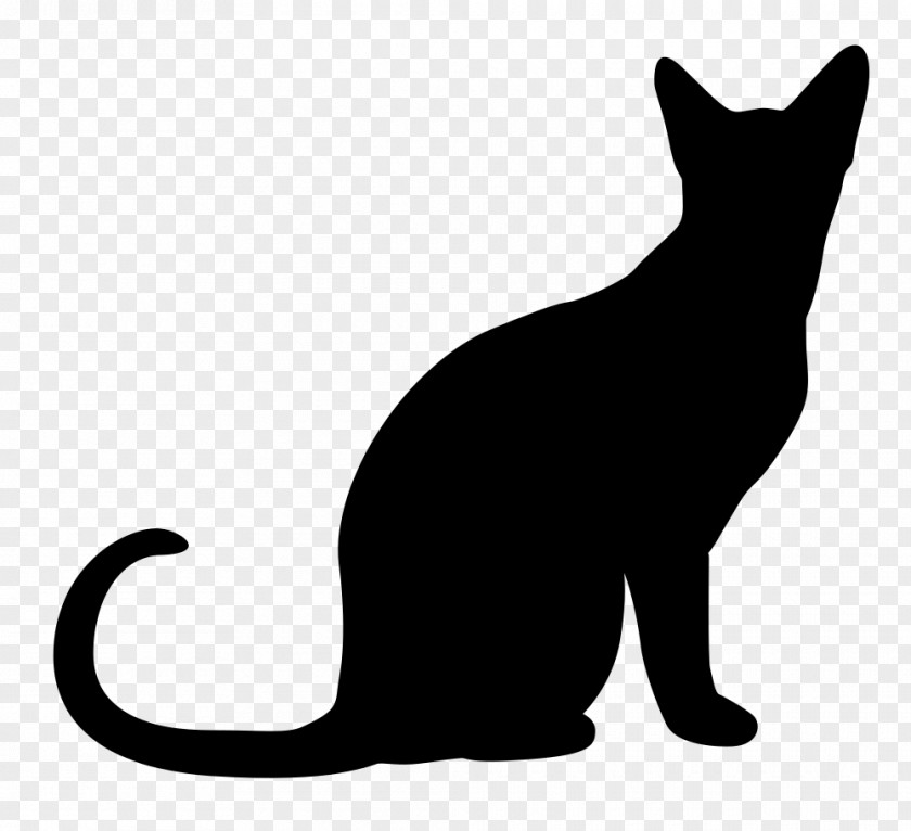 Cats Sitting Cat Silhouette Clip Art PNG
