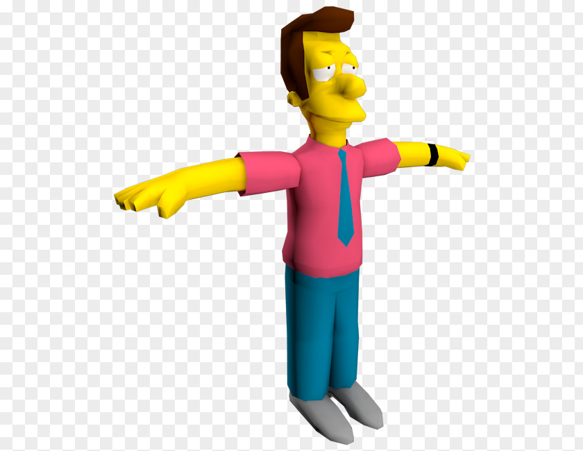 Chief Wiggum Figurine Finger Product Animated Cartoon Fiction PNG