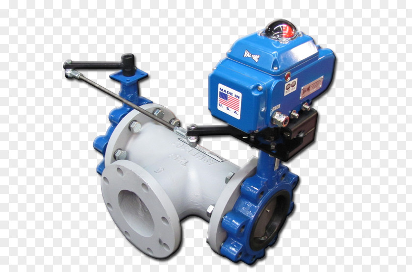 Hurricane Butterfly Valve Actuator Four-way PNG