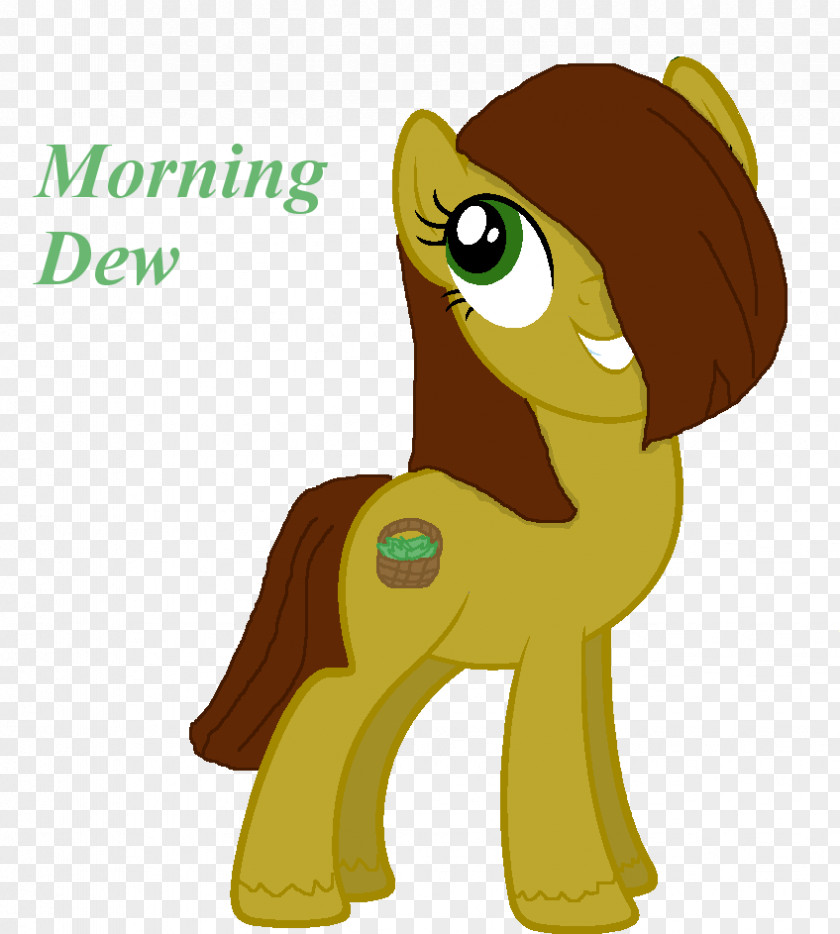 Morning Dew Horse Cartoon Character Font PNG