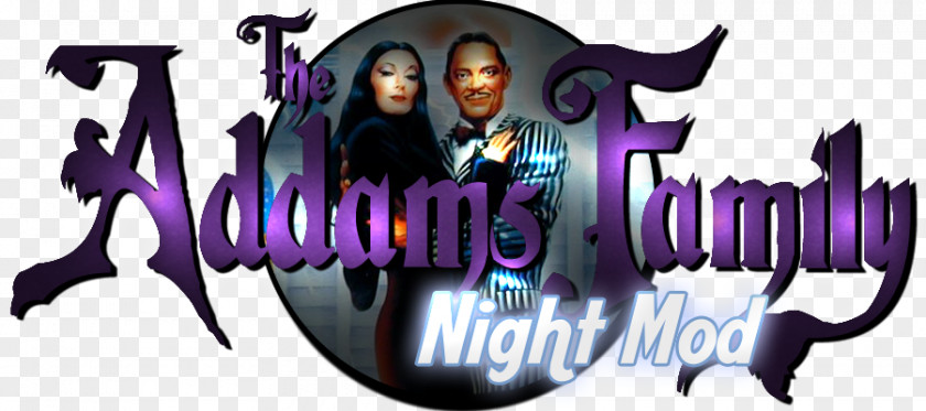 Morticia Addams The Family Pinball Gottlieb Game Decal PNG