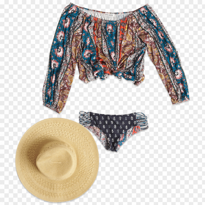 Sun Hat Sleeve Blouse Billabong Gift Holiday PNG