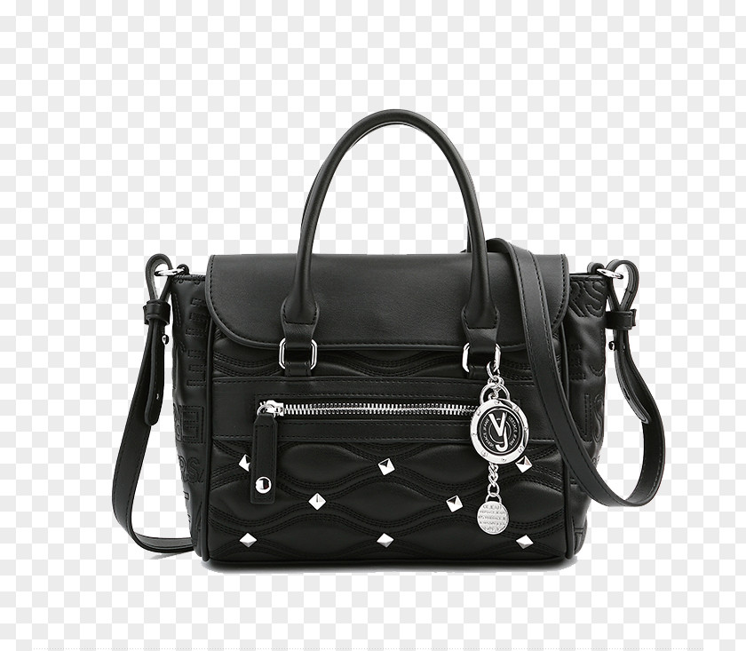 Black Women's Backpack Handbag Versace Fashion Furla PNG