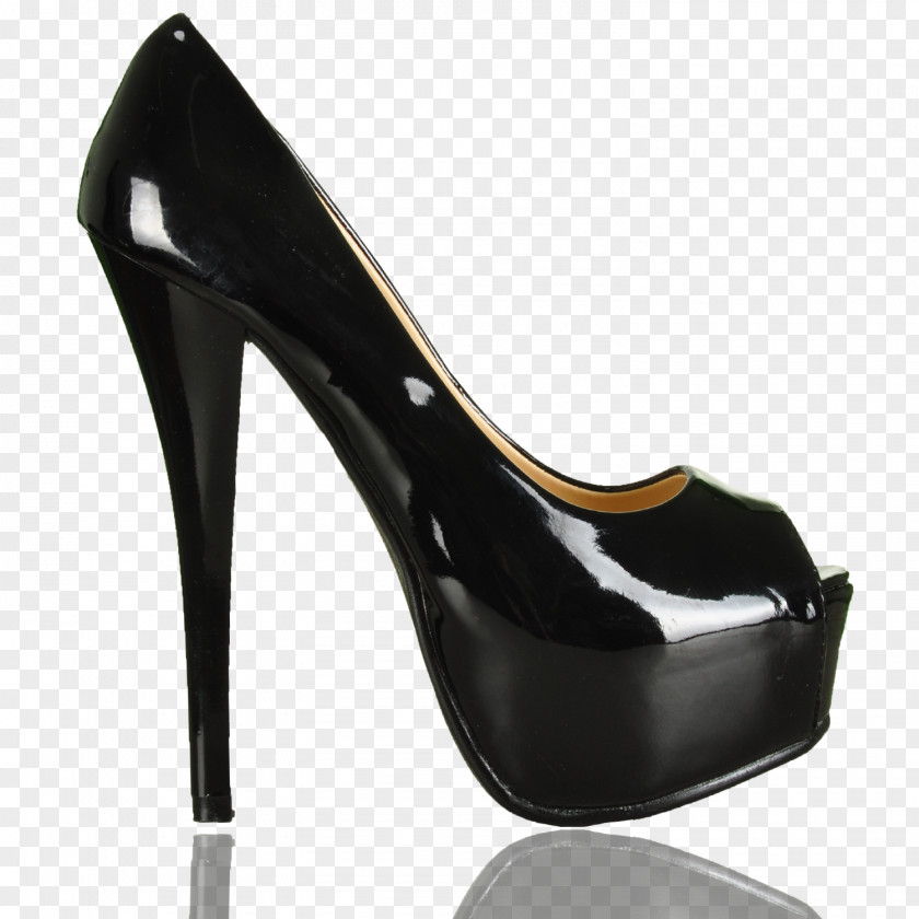 High Heel Shoe High-heeled Footwear Black Sandal PNG