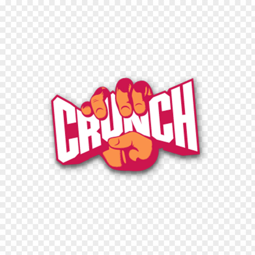 Logo Crunch Fitness Centre Brand PNG