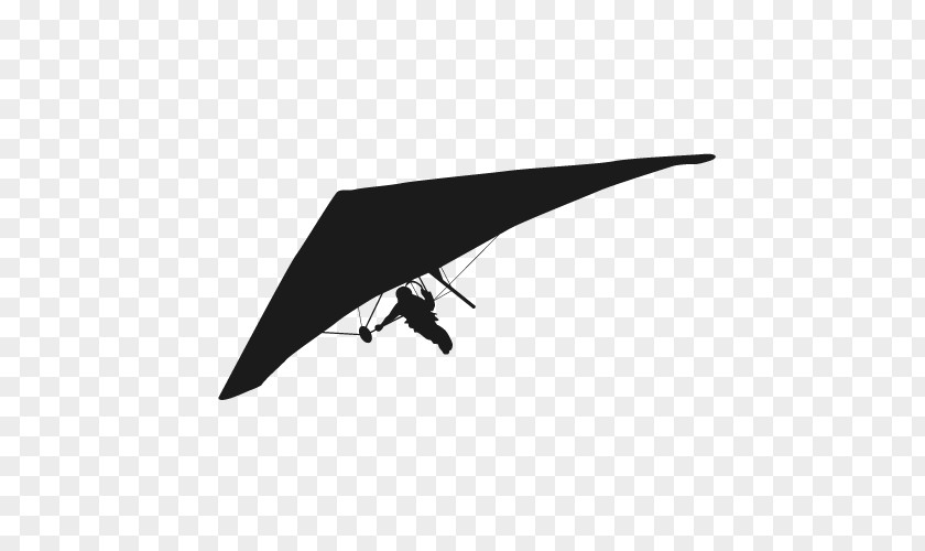 Paragliding Silhouette Sketch PNG