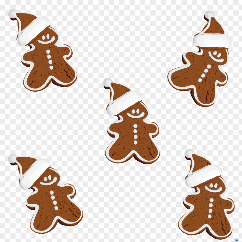 35 Gingerbread Christmas Ornament Holiday Cookie PNG