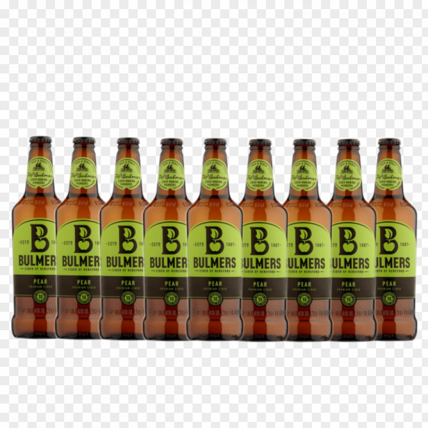 Beer Bottle Bulmers Cider Liqueur PNG