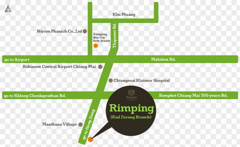 Chiang Mai Map Rimping Supermarket Nawarat Branch หจก. ภูเก็ต โกรเซอรี่(G Grocery) Grocery Star Avenue เบทาโกรช็อป สาขาเชียงใหม่1 PNG