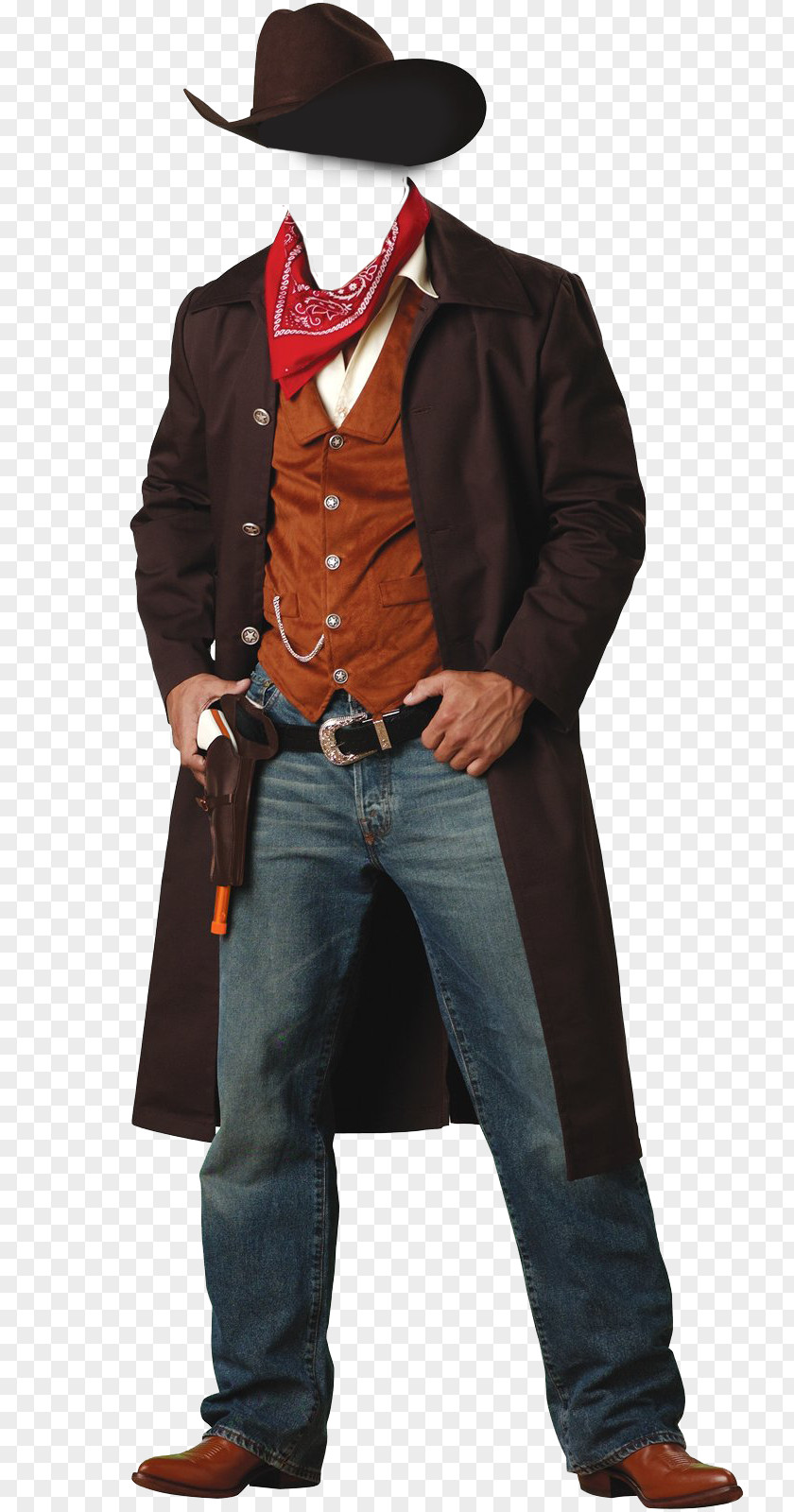 Cowboy Costume American Frontier Western PNG