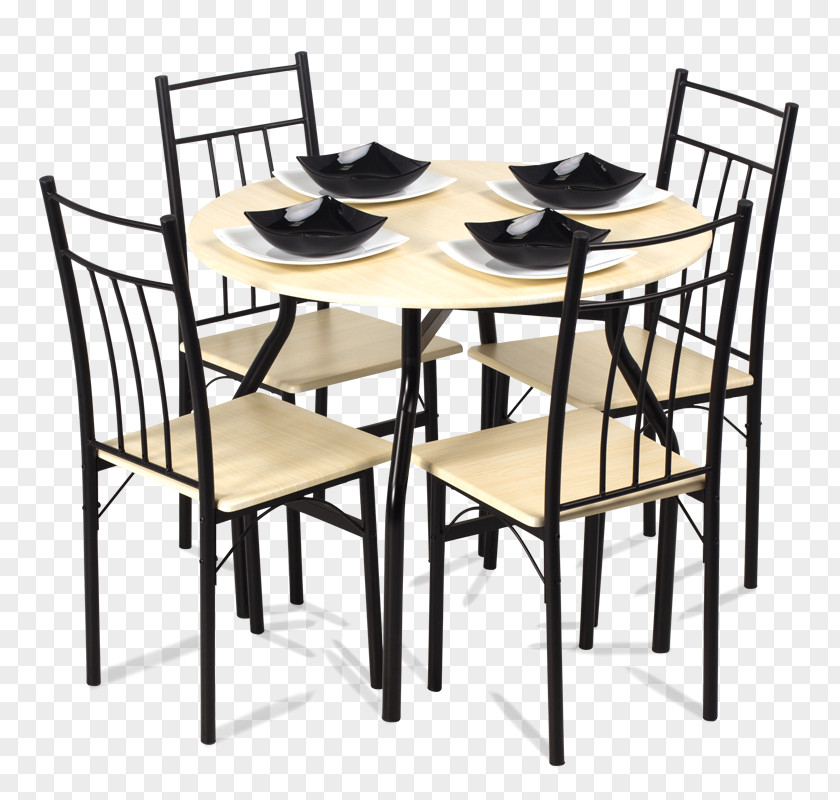 Dining Set Table With 4 Chairs Carmen Chair Furniture Room Matbord PNG