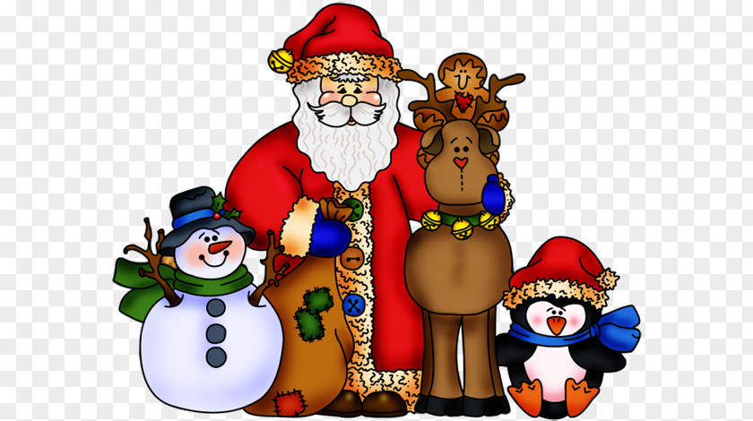 Santa Claus Christmas Ornament Card Clip Art PNG