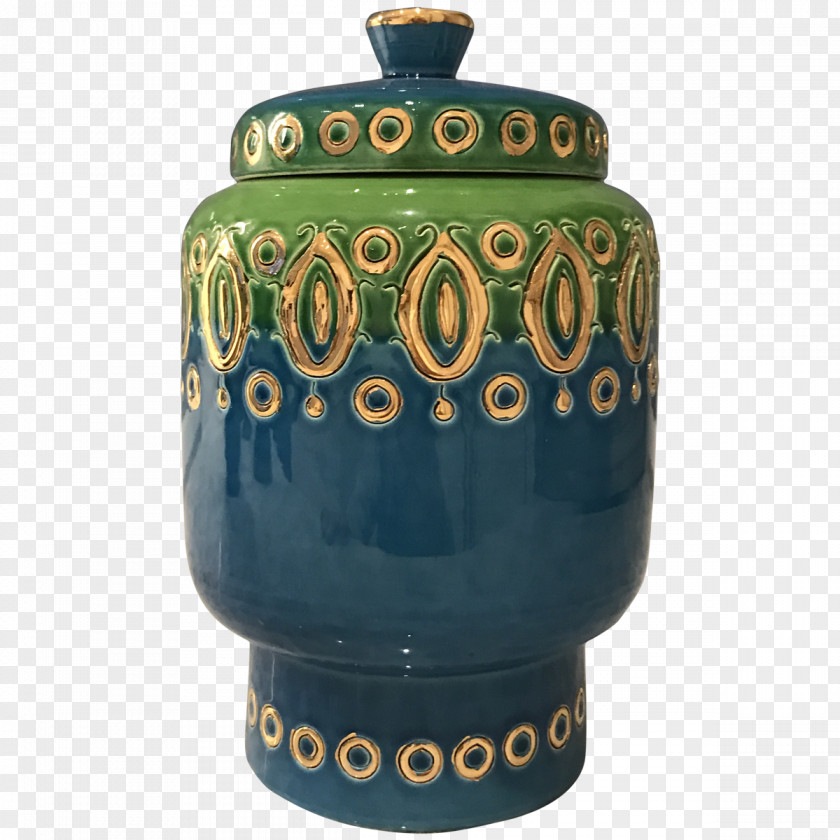 Vase Ceramic Cobalt Blue Pottery Artifact PNG