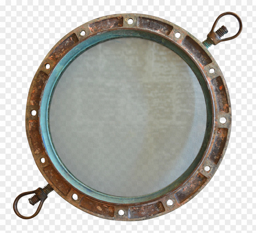 Brass Porthole Window Ship PNG